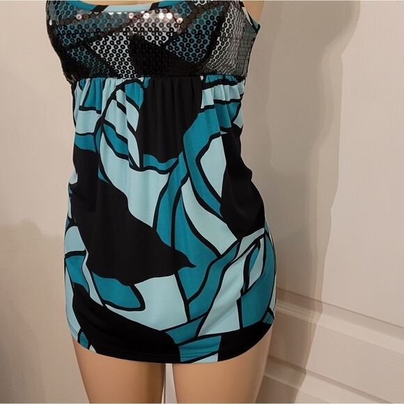 BRAND NEW LOVE ROCKS WOMEN"S MULTICOLOR TOP - Picture 2 of 15